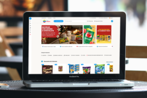 Startseite der Website von Latin Bodeguitas mit modernem Design