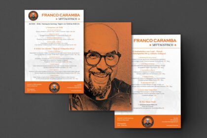 Franco Caramba - Menügestaltung