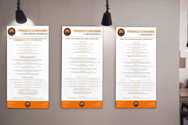 P Caramba Menu Vertical